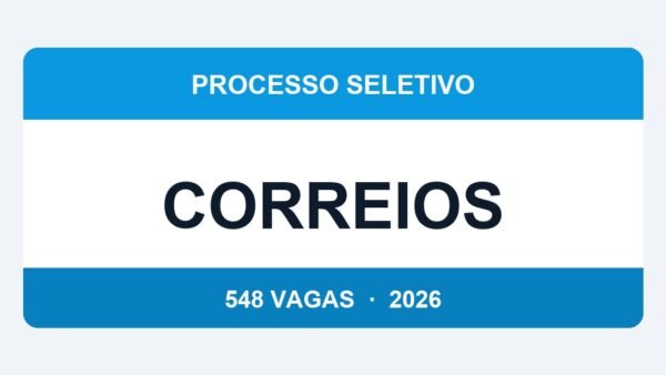 Correios Abre Processo Seletivo 2026 com 548 Vagas em Todo o Brasil — Inscrições Gratuitas