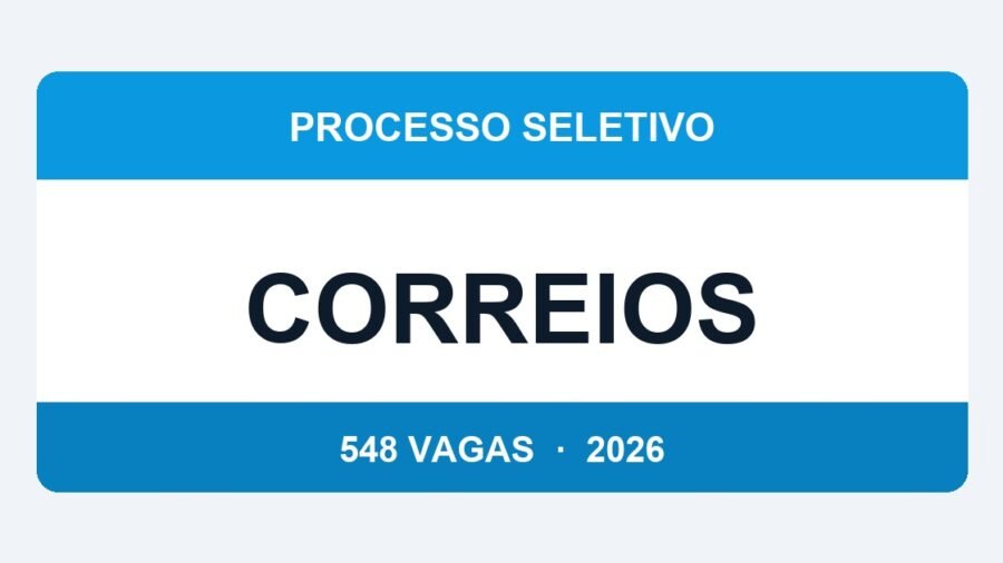 Correios Abre Processo Seletivo 2026 com 548 Vagas em Todo o Brasil — Inscrições Gratuitas