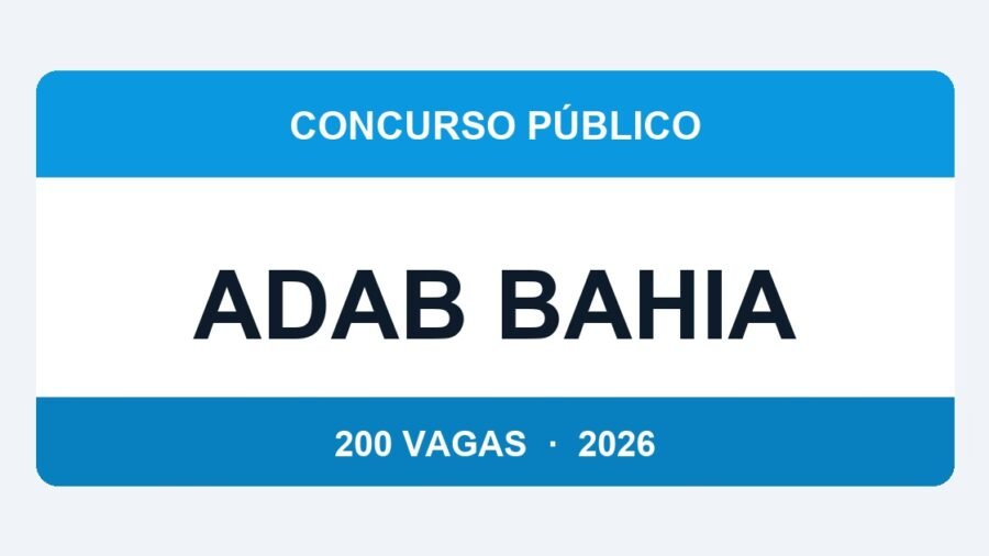 ADAB Bahia 2026: Concurso com 200 Vagas para Fiscal Agropecuário — Inscrições Abertas até 31/03