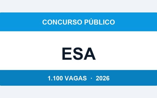 ESA 2026: Exército Abre 1.100 Vagas para Sargento — Inscrições Abrem Amanhã