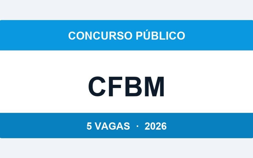 CFBM 2026: Conselho Federal de Biomedicina Abre 5 Vagas com Salário de até R$ 15.000 — Inscrições de 02/04 a 04/05