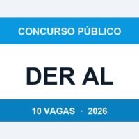 DER AL 2026: 10 Vagas de Assessor Técnico Rodoviário com Salário de R$ 8.458 — Inscrições de 07/04 a 14/05