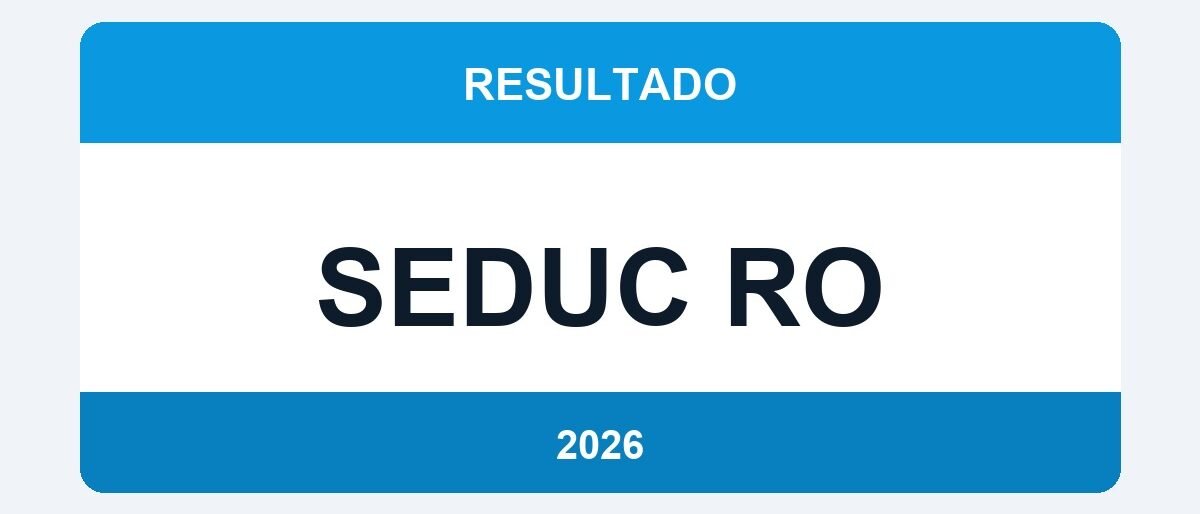 SEDUC RO 2026: Resultado Preliminar da Prova Objetiva Publicado — Veja Como Recorrer