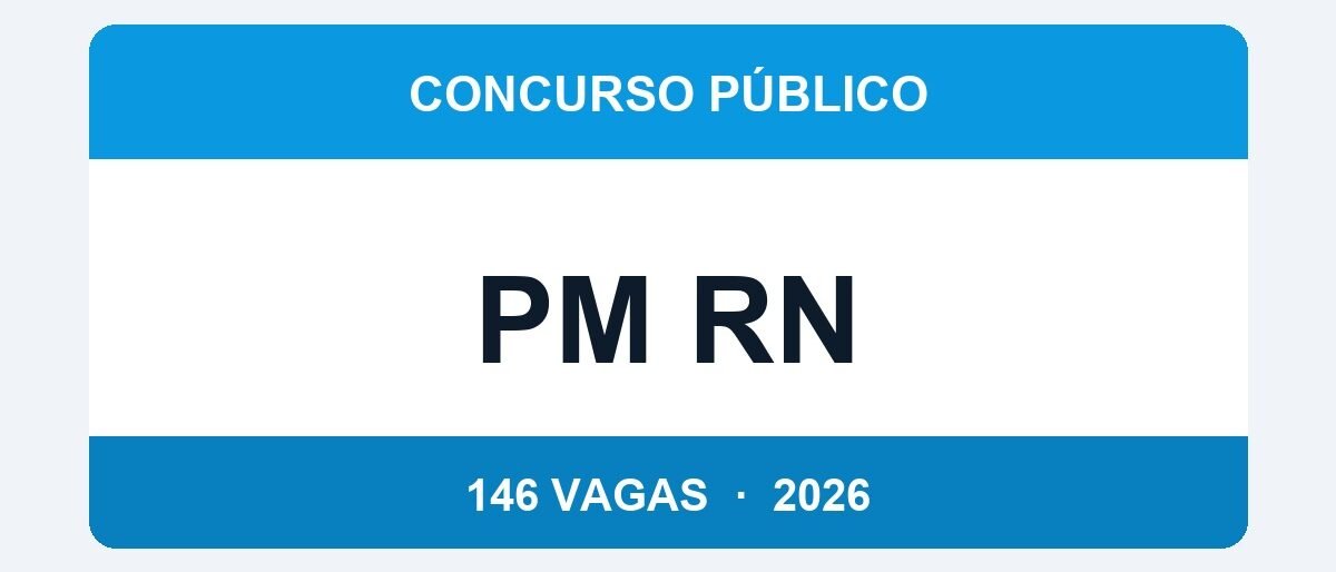 PM RN 2026: Concurso com 146 Vagas para Praça da Polícia Militar — Salário de R$ 4.245