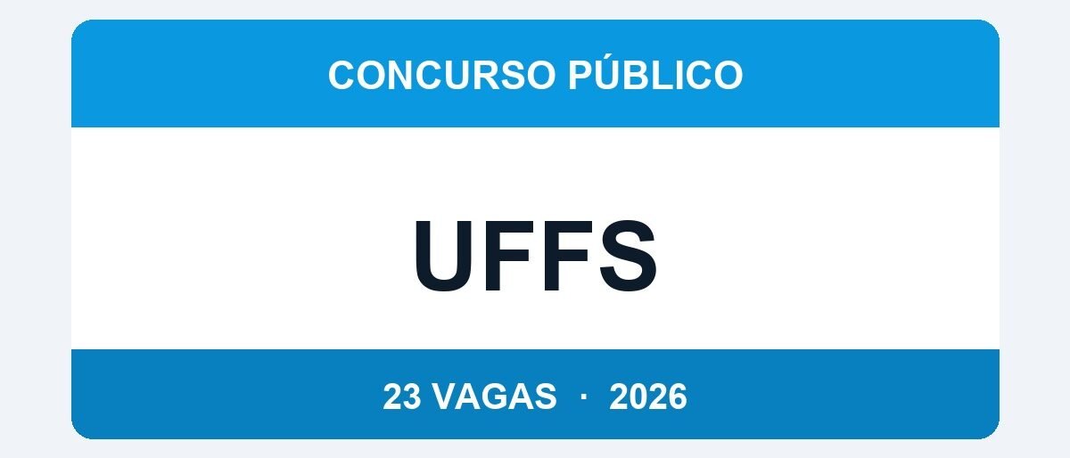 UFFS 2026: 23 Vagas para Técnico-Administrativo — Inscrições até 9 de Abril