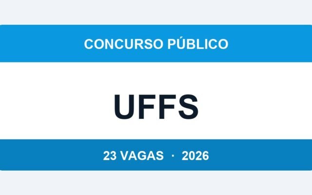 UFFS 2026: 23 Vagas para Técnico-Administrativo — Inscrições até 9 de Abril