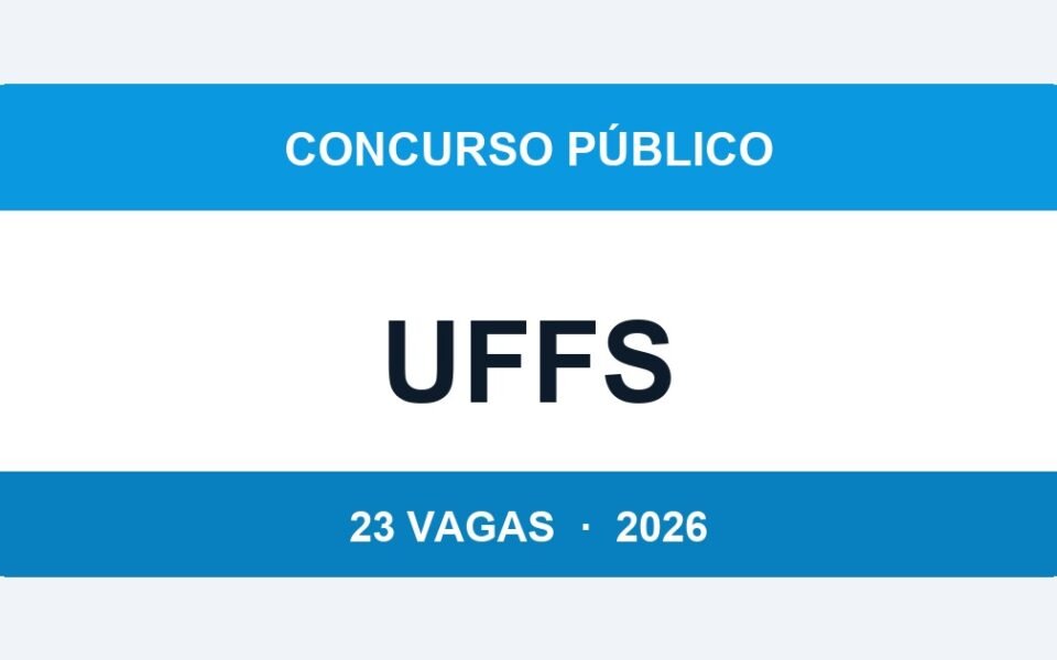 UFFS 2026: 23 Vagas para Técnico-Administrativo — Inscrições até 9 de Abril