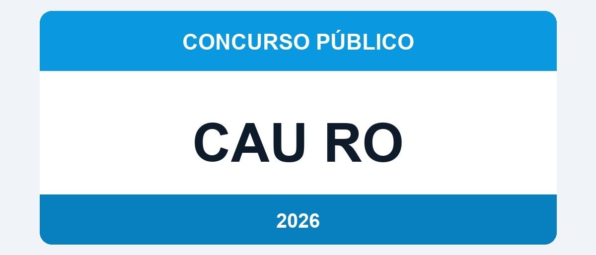 CAU RO 2026: Concurso para Arquiteto com Salário de R$ 7.200 — Inscrições até 15 de Abril