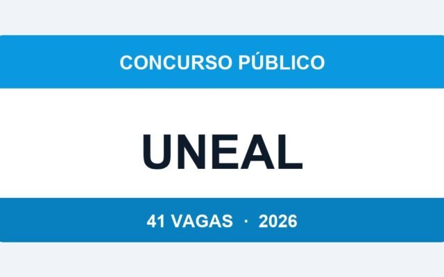 UNEAL 2026: 41 Vagas para Técnico e Professor na Universidade Estadual de Alagoas