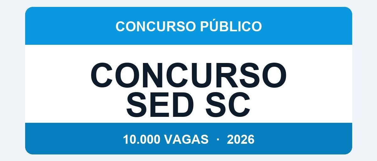 Concurso SED SC 2026: 10.000 Vagas para Professor com Salário de R$ 11.521