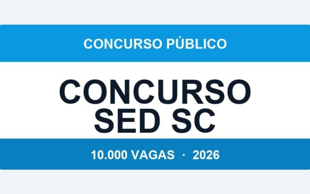 Concurso SED SC 2026: 10.000 Vagas para Professor com Salário de R$ 11.521
