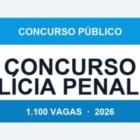 Concurso Polícia Penal SP 2026: 1.100 Vagas com Salário de até R$ 10.502 — Inscrições Encerram Hoje