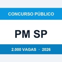 Concurso PM SP 2026: 2.000 Vagas para Soldado — Edital Previsto para Abril